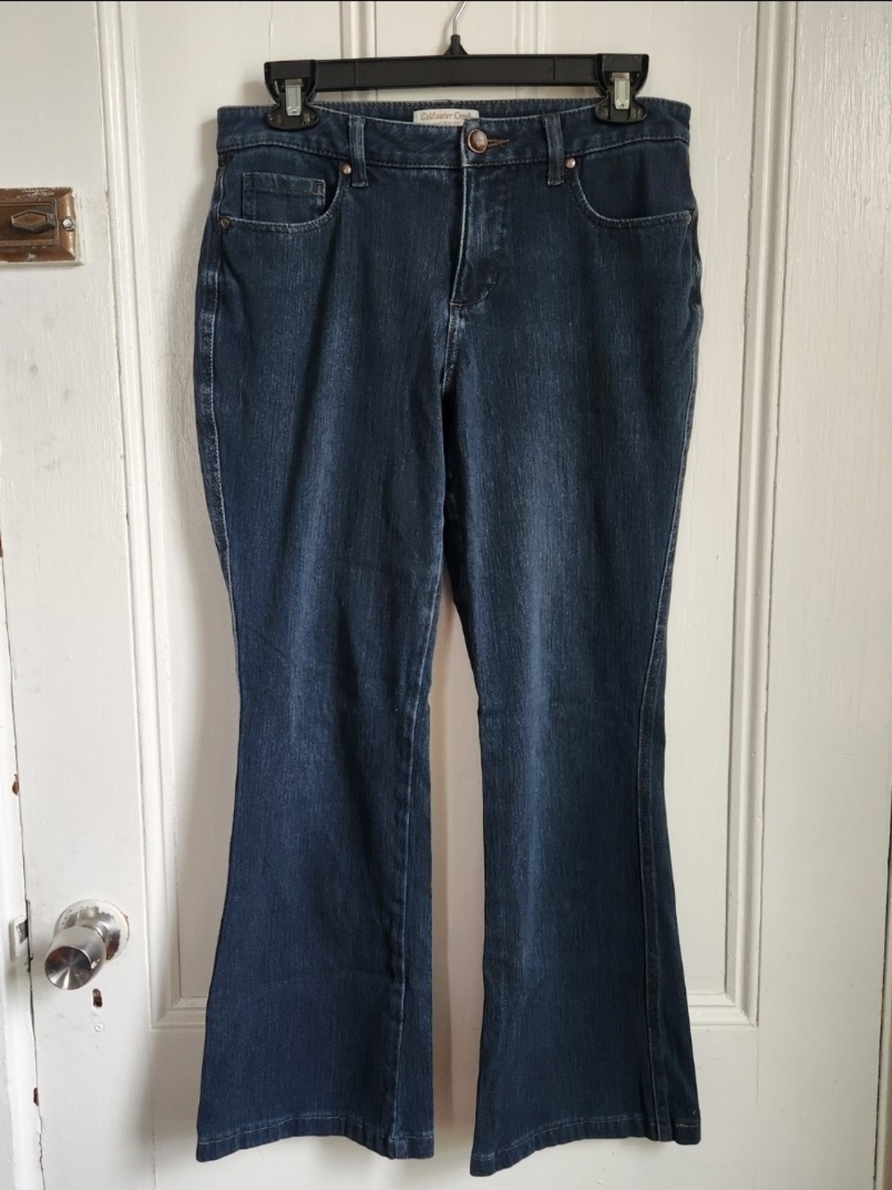 Coldwater Creek Women’s Natural Fit Dark Wash Blue Denim Jeans Size 8